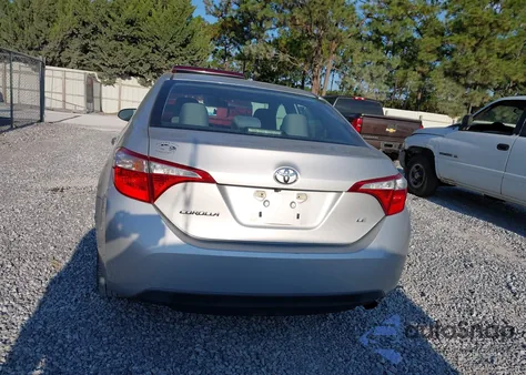 2015 Toyota Corolla Le Plus из США, поврежденный, VIN 5YFBURHE1FP207593